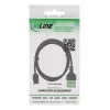 InLine 92504D Connettore per cavi Micro-USB / morsettiera, 5 poli nero, verde