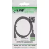 InLine 92504I Connettore per cavi USB-B / morsettiera, 5 poli nero, verde