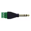 InLine 92504L Connettore per cavi jack 6,35 mm TRS maschio 3 poli / morsettiera 3 morsetti nero, verde