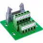 InLine 92504O Connettore per cavi IDC 10 / morsettiera 5 morsetti verde, grigio chiaro