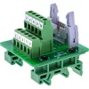 InLine 92504O Connettore per cavi IDC 10 / morsettiera 5 morsetti verde, grigio chiaro