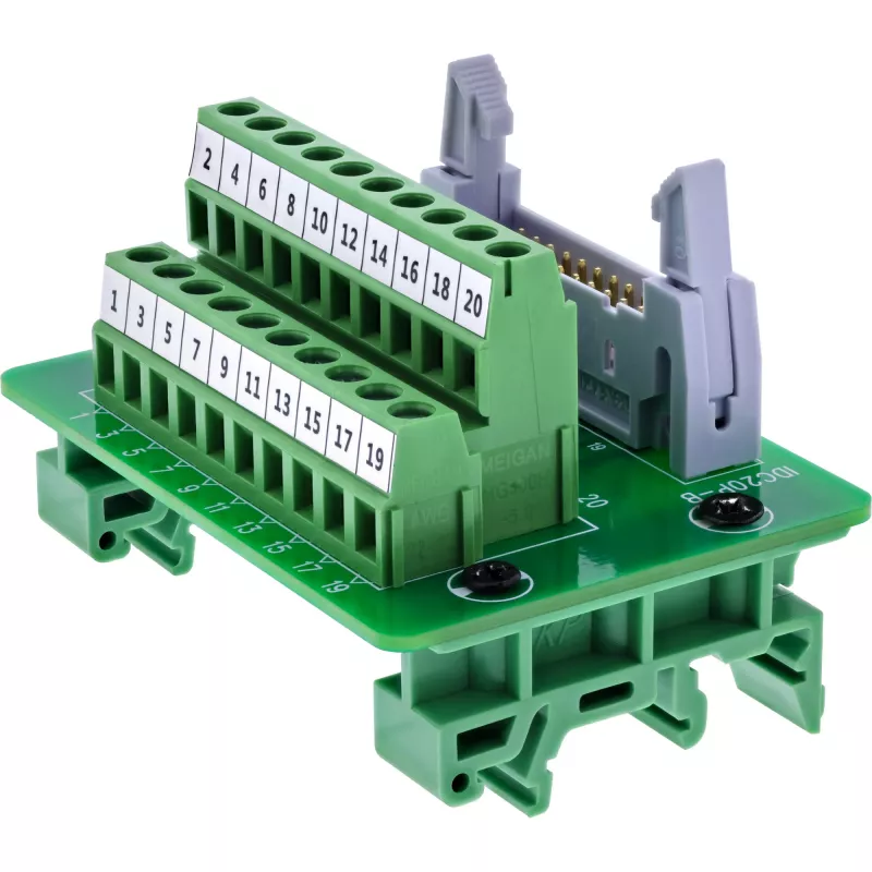 InLine 92504P Presa IDC 20 a morsettiera a 10 pin, montaggio su PCB