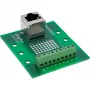 InLine 92505A Connettore per cavi RJ45 8P8C / morsettiera 9 poli verde