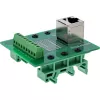 InLine 92505A Connettore per cavi RJ45 8P8C / morsettiera 9 poli verde