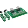 InLine 92505C Morsettiera con doppia presa RJ45, dritta, guida DIN