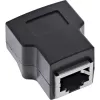 InLine 92505E Connettore per cavi RJ45 8P8C / morsettiera, 8 poli nero