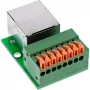 InLine 92505F Connettore per cavi RJ45 Cat.5e 8P8C / morsettiera, 8 poli verde