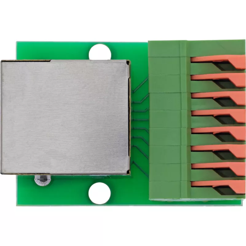 InLine 92505F Connettore per cavi RJ45 Cat.5e 8P8C / morsettiera, 8 poli verde