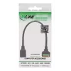 InLine 92505H Connettore per cavi RJ45 Cat.5e 8P8C / morsettiera, 8 poli nero