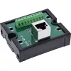 InLine 92505J Connettore per cavi RJ45 8P8C / morsettiera, 9 poli, nero, verde