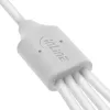 InLine 35146W Cavo USB USB 2.0 0,5 m USB A 4 x USB-C bianco