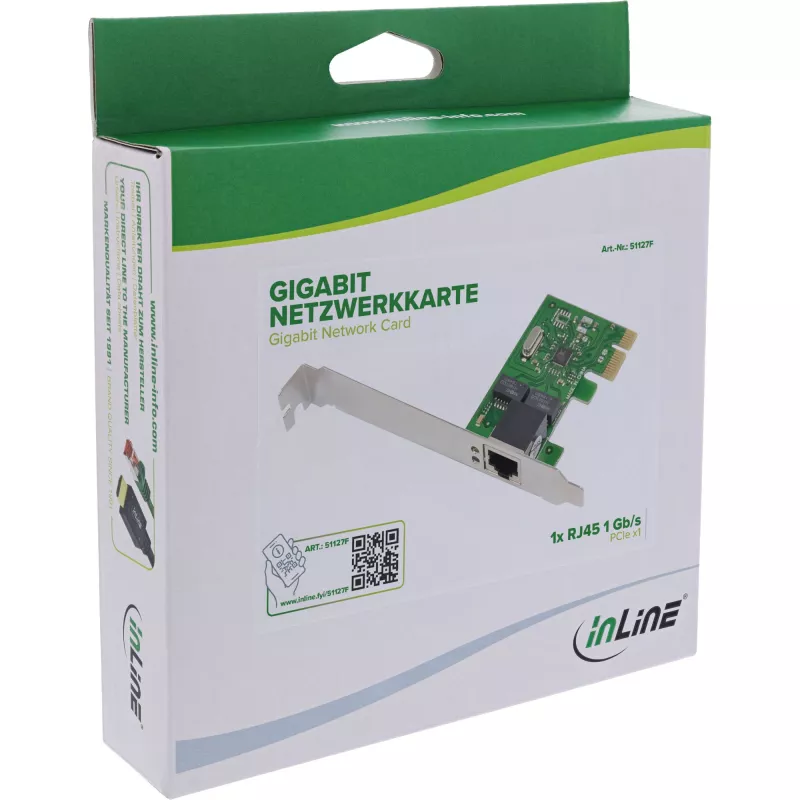 InLine 51127F Scheda di rete interna Ethernet 1000 Mbit/s