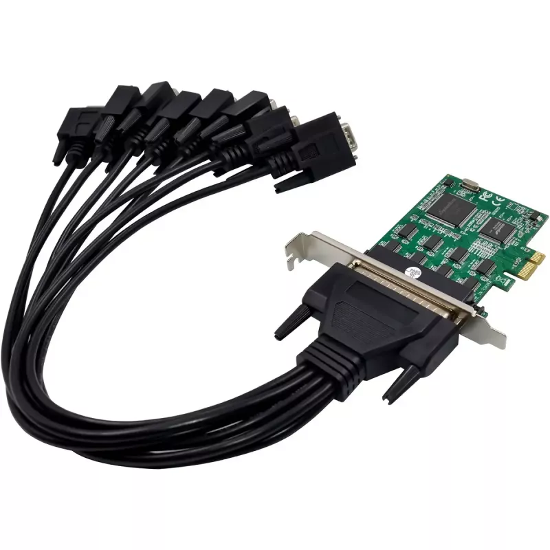 InLine 76660Z Scheda seriale PCIe 8 porte RS-232