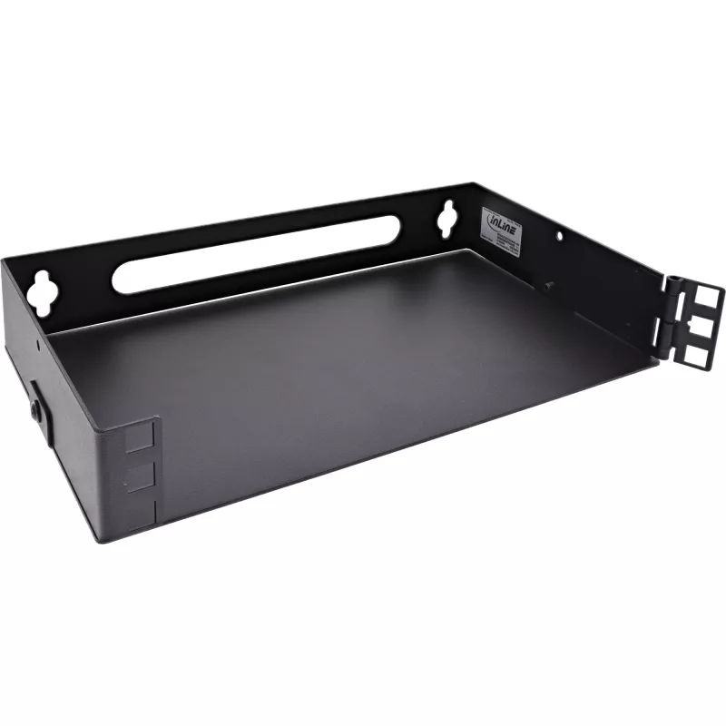 InLine 10101B Mini rack da 10" a parete, 1U, profondità 15,2 cm, nero