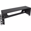 InLine Mini rack da 10 pollici per montaggio a parete, 2U, profondità 7,6 cm, nero