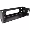 InLine Mini rack da 10 pollici per montaggio a parete, 2U, profondità 7,6 cm, nero