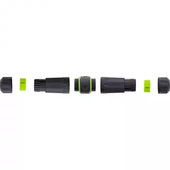 InLine 69927B Accoppiatore in fibra ottica LC, IP68, presa 2x2 LC, per esterni, M20
