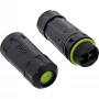 InLine 69927F Accoppiatore in fibra ottica SC, IP68, presa 2x2 SC, per esterni, M20
