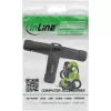 InLine 69927U Accoppiatore di rete IP68, 3 poli, a 3 vie (T), M20, nero