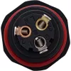 InLine 69927V Accoppiatore di rete IP68, 3 poli, a 4 vie (croce), M20, nero