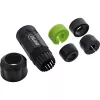 InLine 69927W Accoppiatore di rete IP68, 3 poli, spina/presa, M20, nero