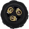 InLine 69927W Accoppiatore di rete IP68, 3 poli, spina/presa, M20, nero