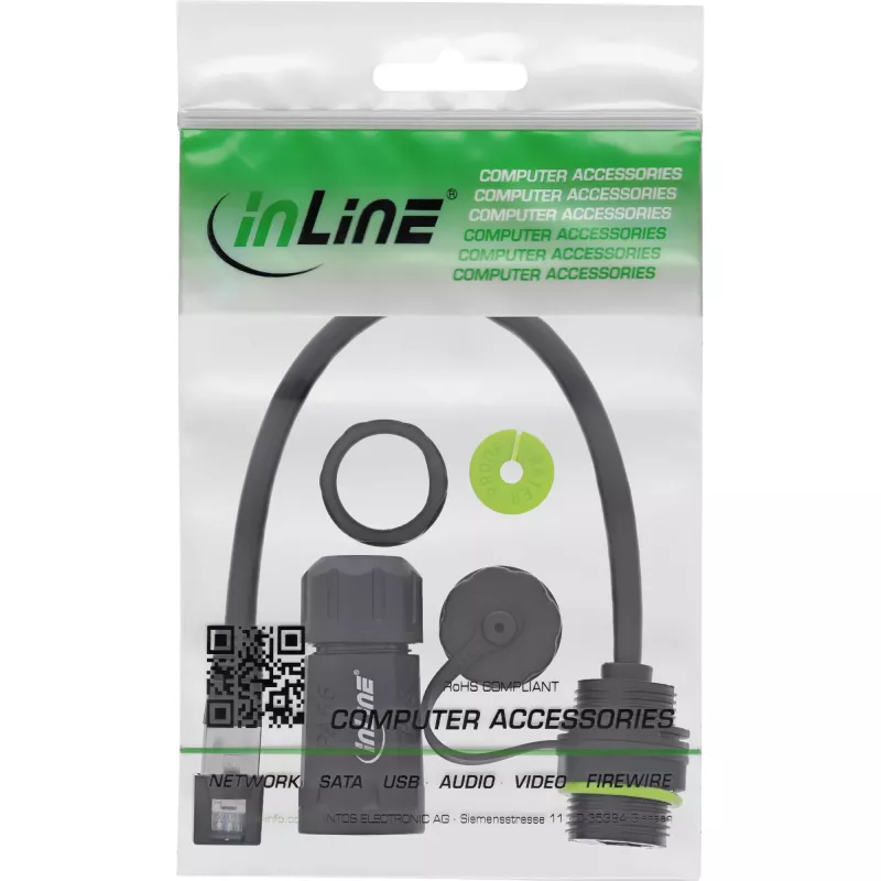 Cavo gender-changer InLine 69927K — adattatore per invertire il sesso del connettore