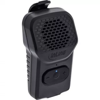 Altoparlante portatile mono InLine 55383 — nero, driver 2,8 cm, Bluetooth 2,4 GHz (portata 10 m)