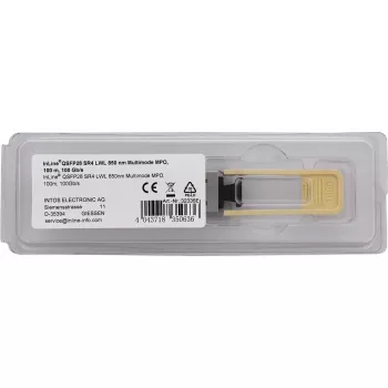 InLine 32336E modulo ricetrasmettitore di rete in fibra ottica 100000 Mbit/s QSFP28 850 nm