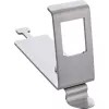 InLine 76203L Supporto modulo metallico Keystone SNAP-In, singolo, per guida DIN, con linguetta