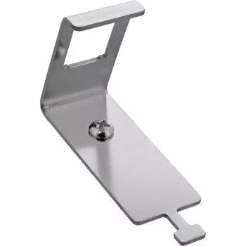 InLine 76203L Supporto modulo metallico Keystone SNAP-In, singolo, per guida DIN, con linguetta