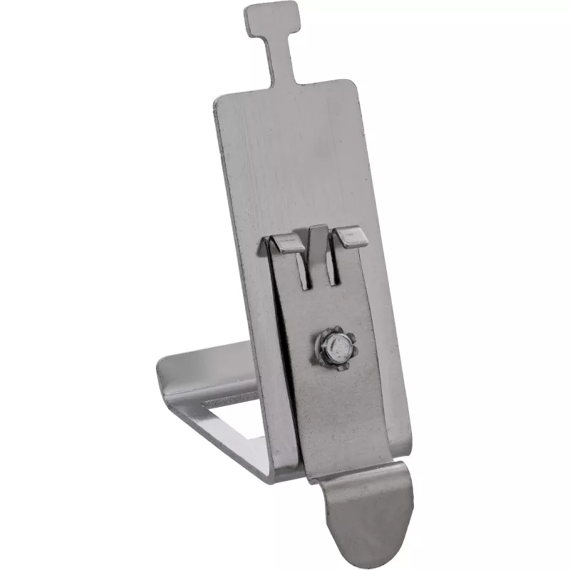 InLine 76203L Supporto modulo metallico Keystone SNAP-In, singolo, per guida DIN, con linguetta