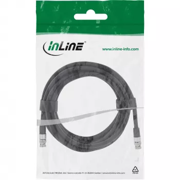 InLine Cavo video BNC, 12G-SDI, 4K60Hz, 75 Ohm, 7,5 m, 10807S