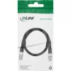 InLine Cavo video BNC, 12G-SDI, 4K60Hz, 75 Ohm, 0,5 m, 10855S