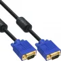InLine 17715T Cavo S-VGA, HD a 15 pin maschio/maschio, nero, 1,5 m