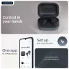 Headset MOTOROLA Moto Buds Bass TWS Bluetooth In-Ear per chiamate e musica, nero, 51 g