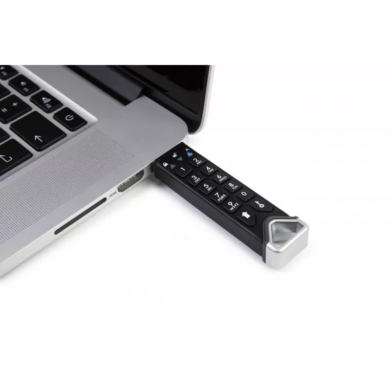 Chiavetta USB sicura iStorage datAshur PRO2 16 GB | Certificata FIPS 140-2 Level 3 | Crittografia hardware AES-XTS 256-bit | Protetta da password | Resistente a polvere/acqua |