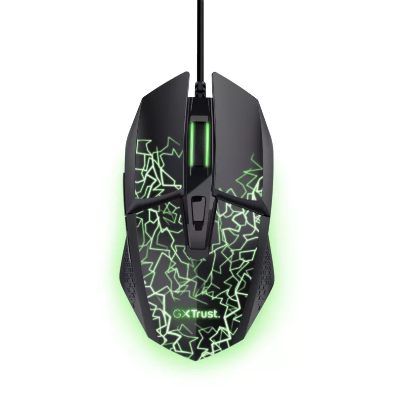 Mouse gaming Trust GXT 113 Felox per destrimani USB Type-A ottico 6400 DPI