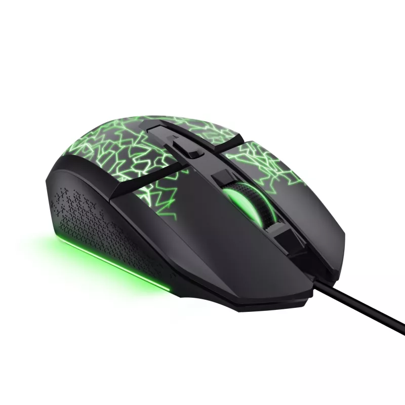 Mouse gaming Trust GXT 113 Felox per destrimani USB Type-A ottico 6400 DPI