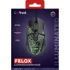 Mouse gaming Trust GXT 113 Felox per destrimani USB Type-A ottico 6400 DPI