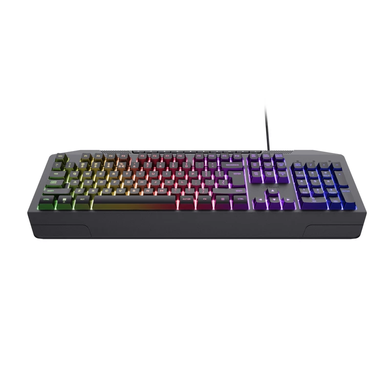 Tastiera gaming Trust GXT 836 EVOCX USB tedesca nero