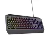 Tastiera gaming Trust GXT 836 EVOCX USB tedesca nero
