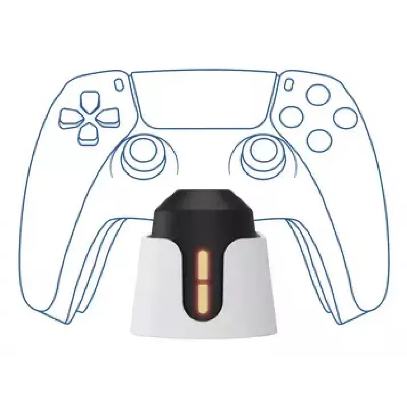Stazione di ricarica Trust GXT 228 Dual per PlayStation 5 nero bianco