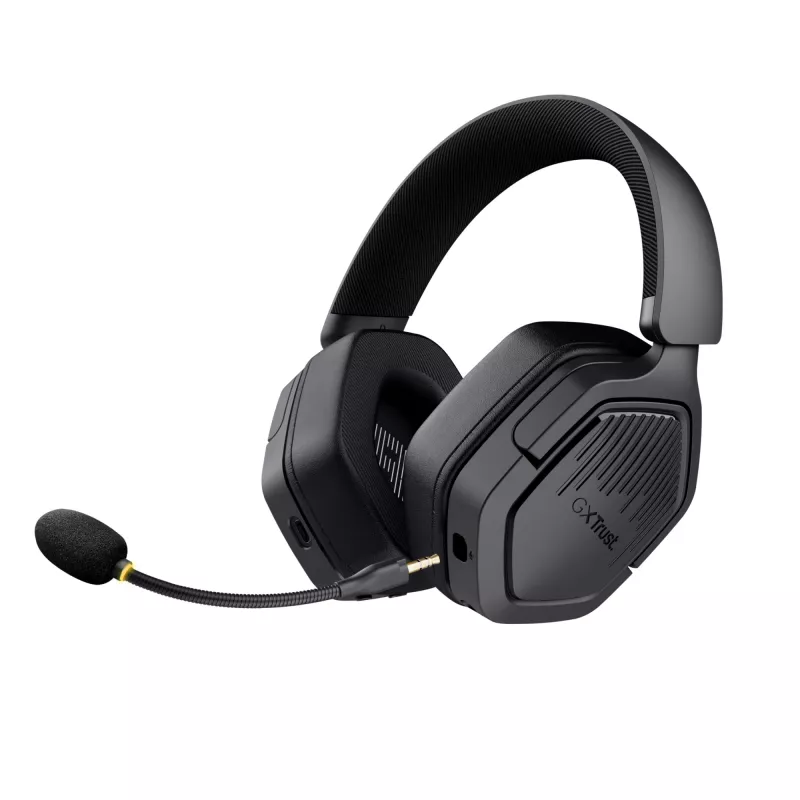 Cuffie Trust GXT 493 Carus con filo e senza fili head-band, casco gaming USB Type-C / USB Type-A Bluetooth nero