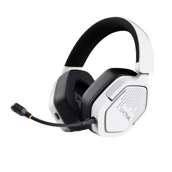 Cuffie Trust GXT 493W Carus con filo e senza fili archetto, casco gaming USB Type-C / USB Type-A Bluetooth bianco