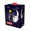Cuffie Trust GXT 493W Carus con filo e senza fili archetto, casco gaming USB Type-C / USB Type-A Bluetooth bianco