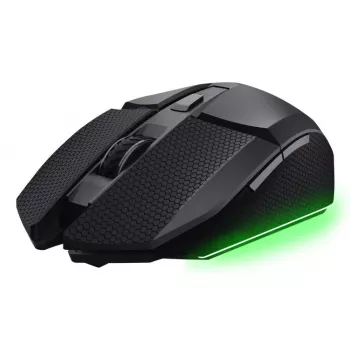 Mouse gaming TRUST GXT 122 Felox+ — per destrimani, ottico, RF Wireless + Bluetooth, 10000 DPI, 7 tasti, Multi-LED, nero