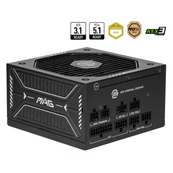 Alimentatore MSI MAG A650GLS PCIE5 650 W 24-polig ATX ATX nero