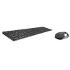 Rapoo 9850M tastiera mouse inclusi home RF Wireless Bluetooth QWERTZ tedesca grigio