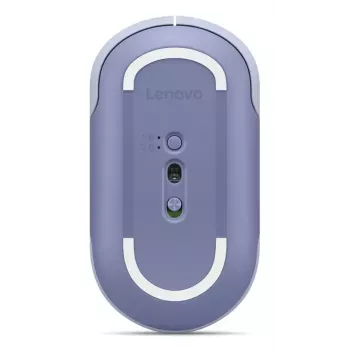 Mouse da ufficio Bluetooth senza fili Lenovo 350 — ambidestro, ottico 2400 DPI, 6 tasti, blu